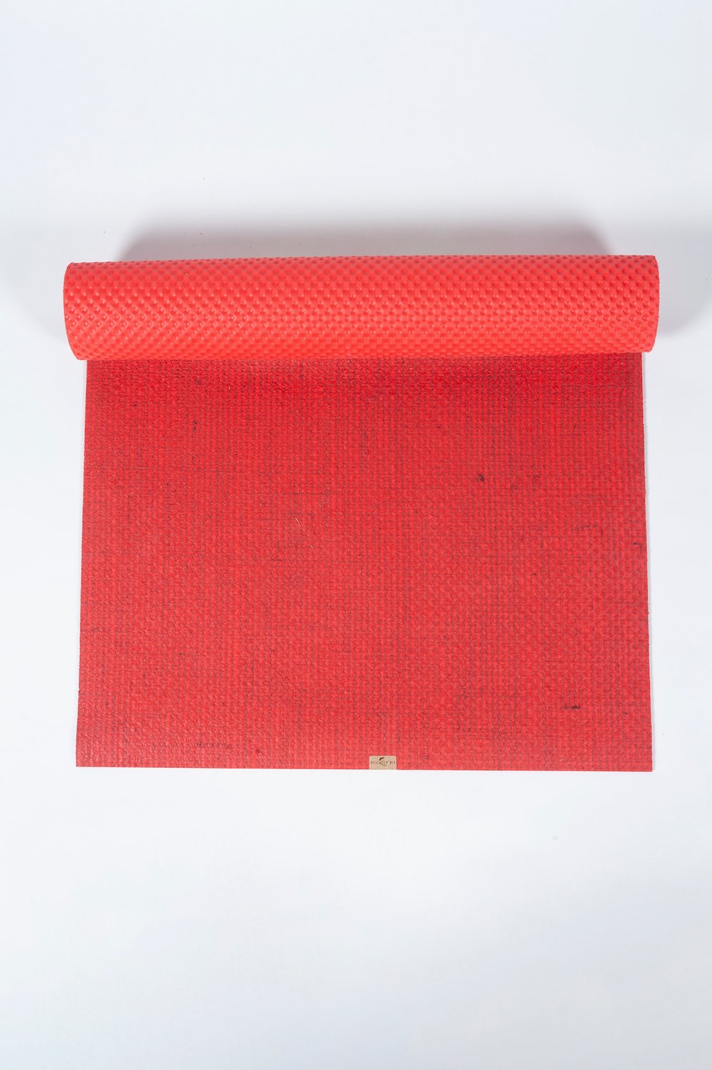 Yoga Mats Standard (4mm) / Coral Red / Standard (183 cm) ecoYoga Jute Mat