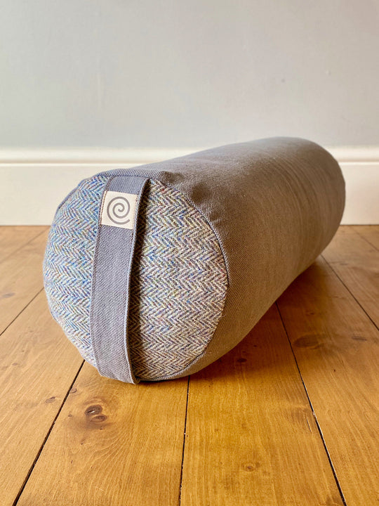 Yoga Bolsters Harris Tweed Spelt Yoga Bolster - Made in the UK