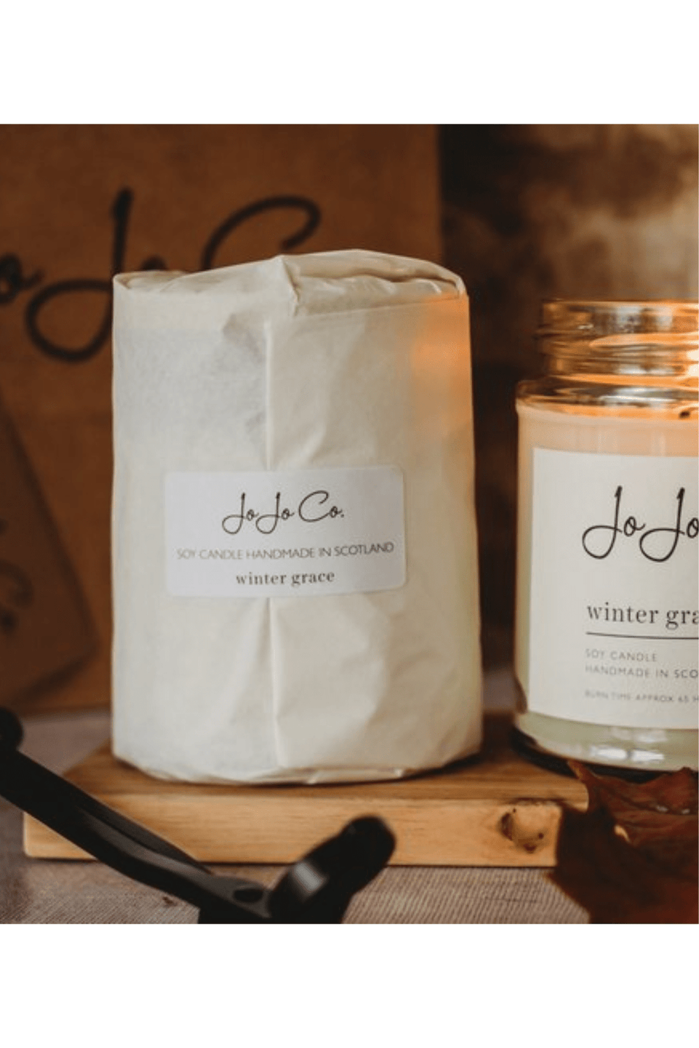 Accessories Winter Grace Jo Jo Co Soy Candle - Handmade in the UK