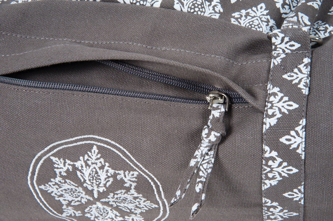 Ekotex Yoga Bags and Carry Straps Turquoise Organic Cotton Kit Bag