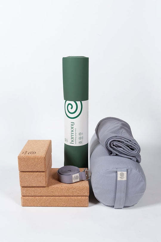 Default Grey / No Yoga Mat Mindful Yin Kit