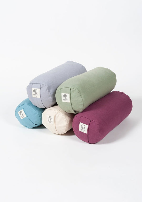 Yoga Bolsters Berry / Kapok Organic Cotton Mini Yoga Bolster