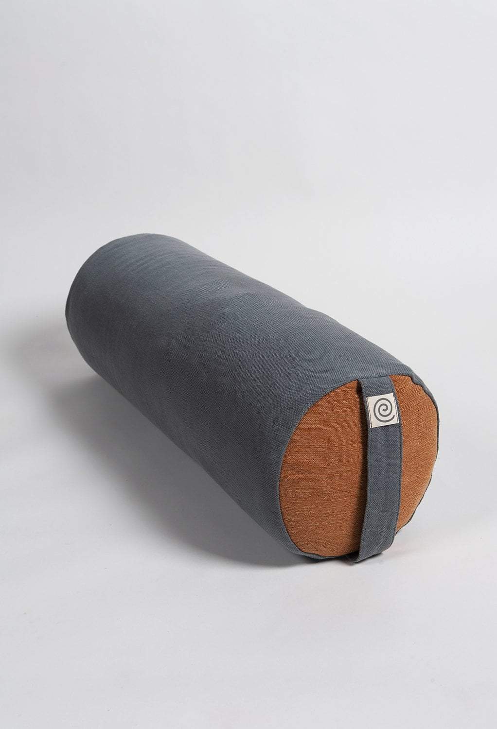 Yoga Bolsters Graphite/Mustard Spelt Yoga Bolster - Made in the UK