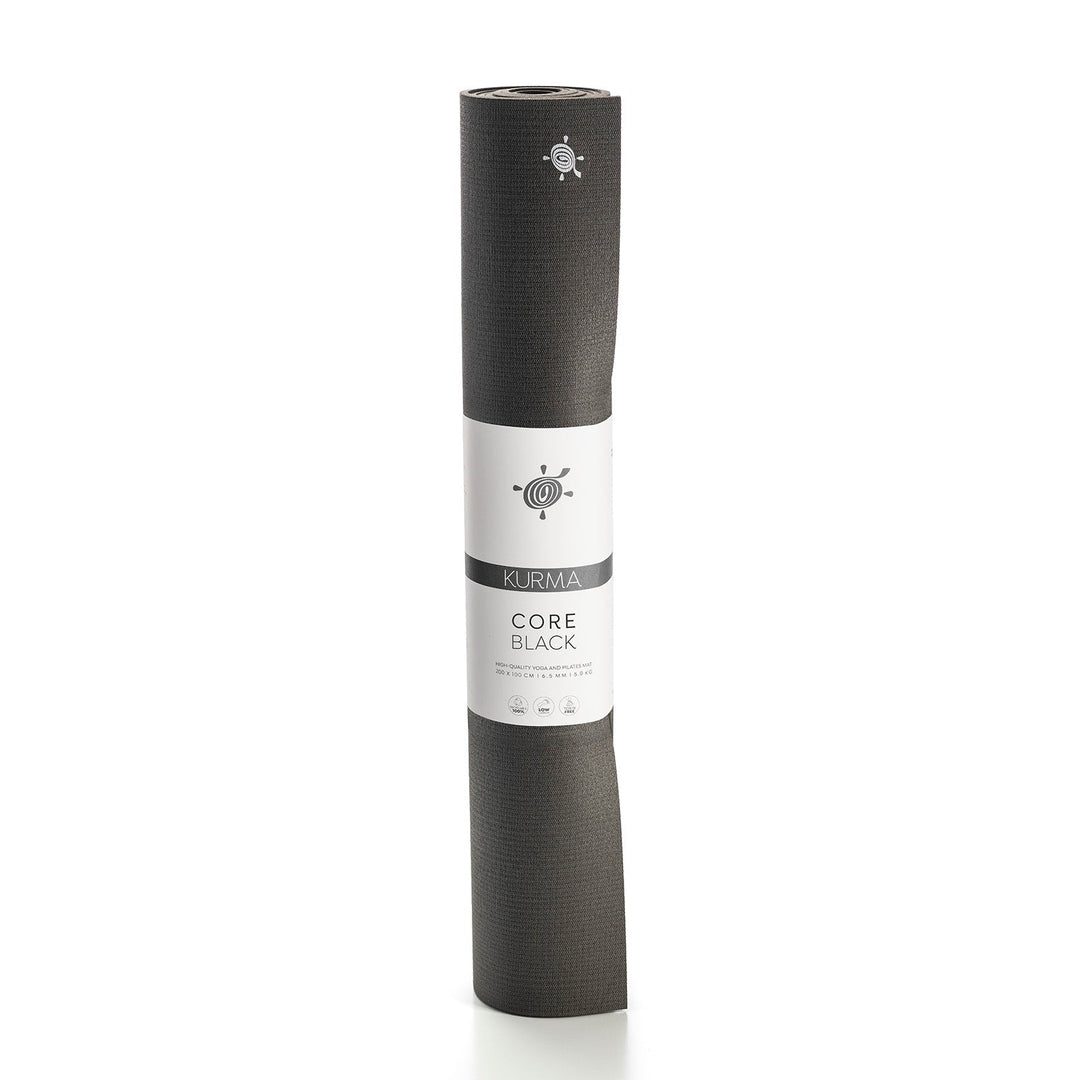 Yoga Mat Seconds 100cm x 200cm Kurma CORE Black Yoga Mat XL (Factory-Second)