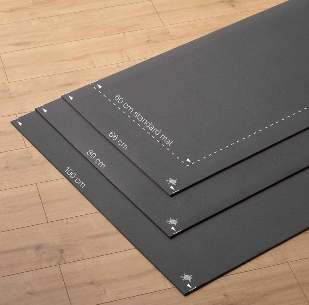 Yoga Mat Seconds 100cm x 200cm Kurma CORE Black Yoga Mat XL (Factory-Second)