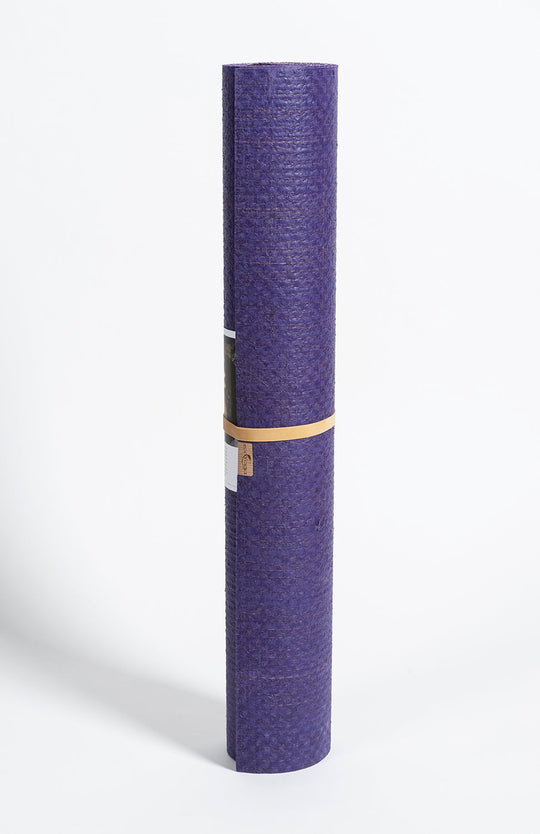 Yoga Mats Standard (4mm) / Deep Lavender / Extra Long (214 cm) ecoYoga Jute Mat