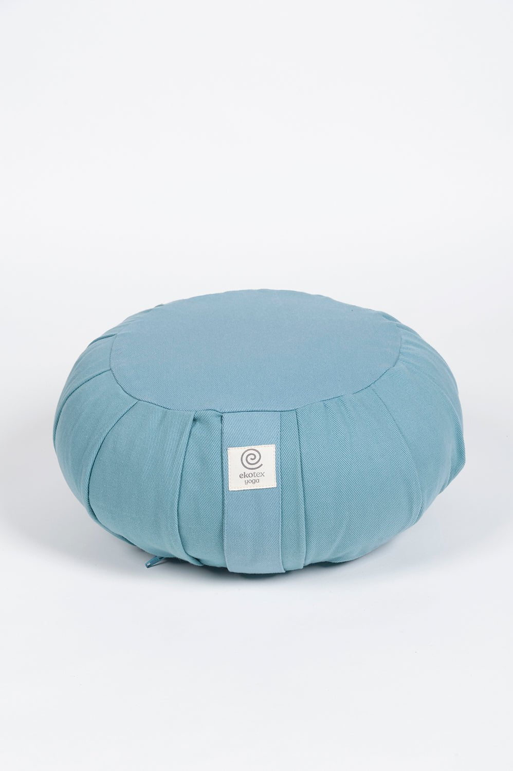 Meditation Cushions Bluebird / Buckwheat Organic Cotton Round Zafu Cushion
