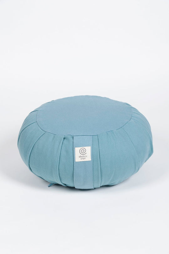 Meditation Cushions Buckwheat / Bluebird Organic Cotton Zafu - Pack of 4