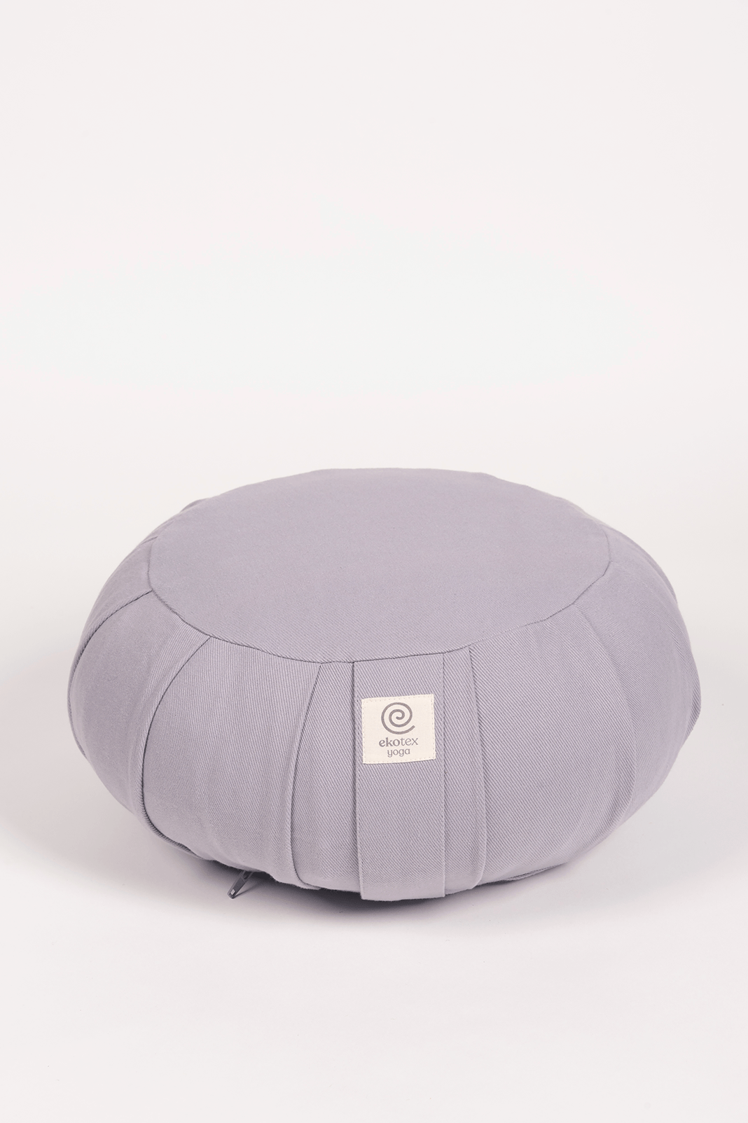 Meditation Cushions Calm Grey Round Zafu Cushion Cover