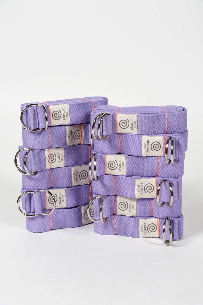 Buy Organic Cotton Yoga Strap - Pack of 12, Yoga Belts