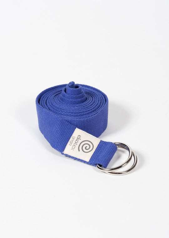 Yoga Belts Purple Organic Cotton Yoga Strap