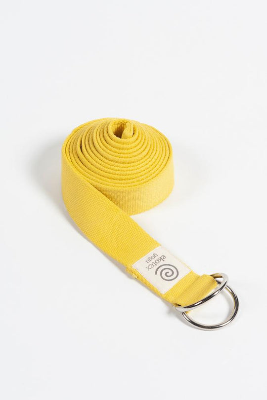 Yoga Belts Sunshine Yellow Organic Cotton Yoga Strap - Pack of 12
