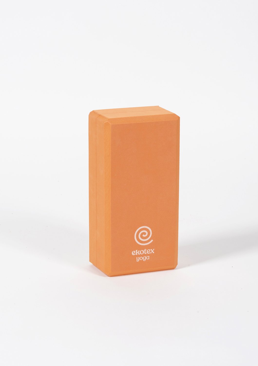 Yoga Blocks Apricot Ekotex Recycled Foam Yoga Brick