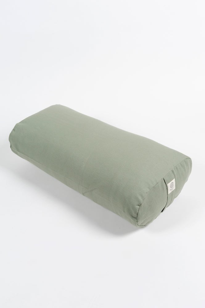 Organic Cotton Rectangular Bolster Filled with Spelt or Kapok