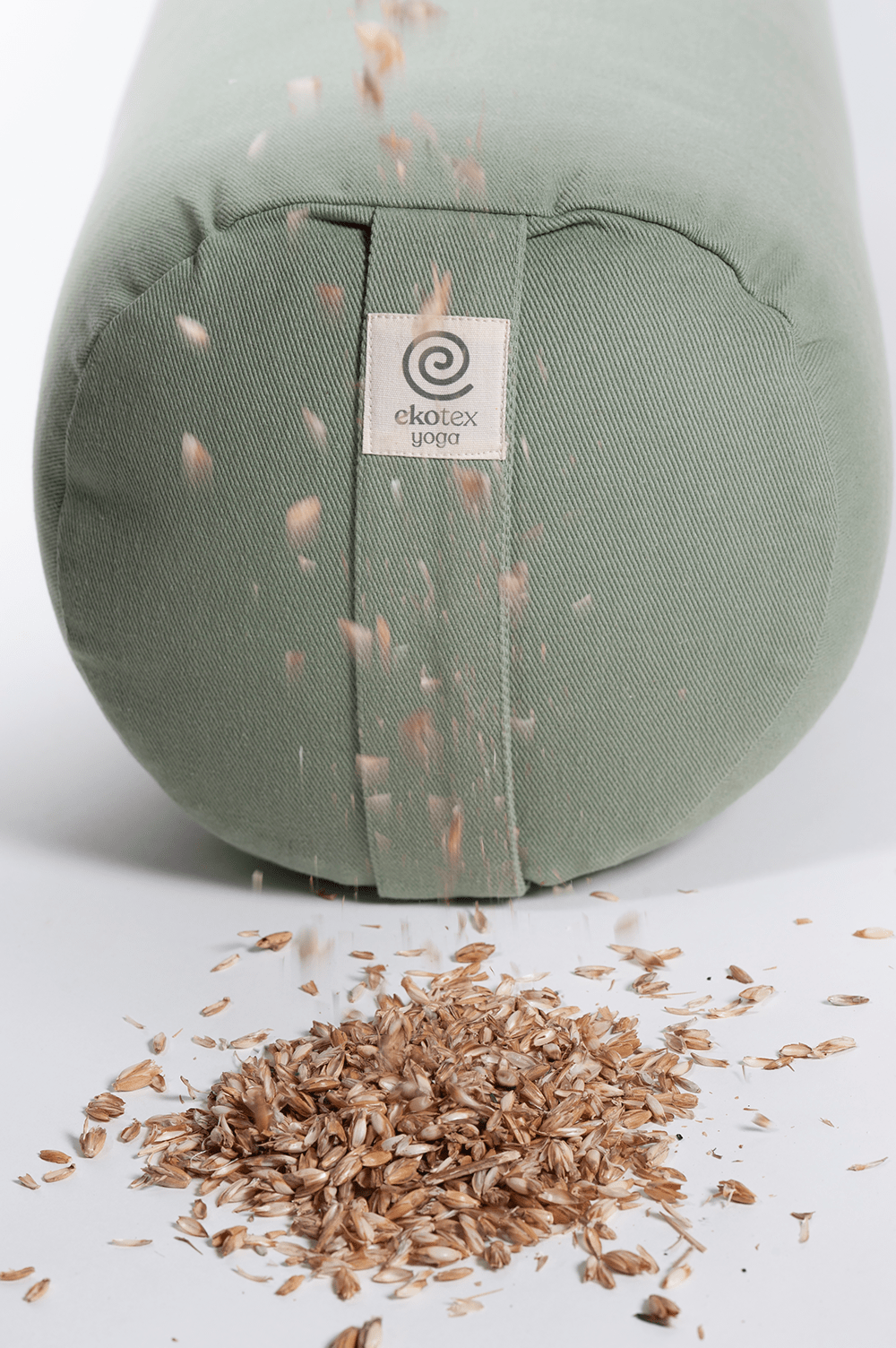 Eco Suede Yoga Bolster - Coconut