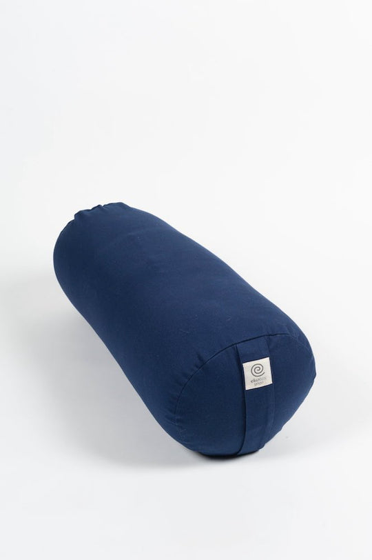 Yoga Bolsters Spelt / Navy Organic Cotton Yoga Bolsters - Filled with Spelt or Buckwheat